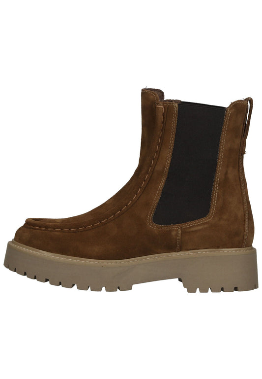 Nero Giardini Stiefelette Veloursleder/Textil Mittelbraun