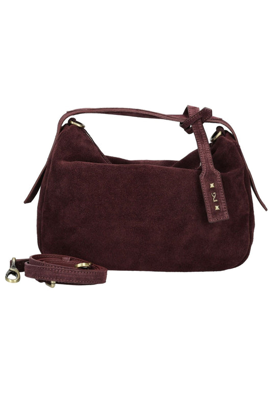 Nero Giardini Taschen Veloursleder Dunkelbraun