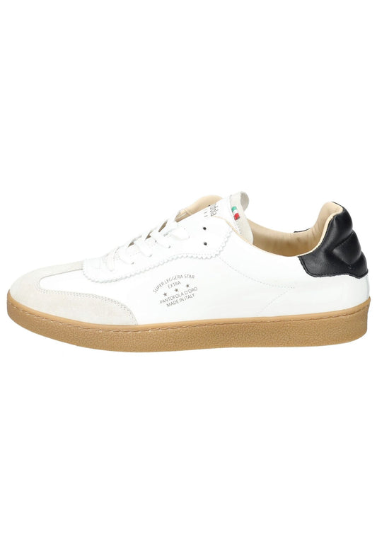Pantofola d Oro Sneaker Leder Weiß/Schwarz