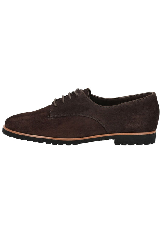 Paul Green Halbschuhe Veloursleder Moro
