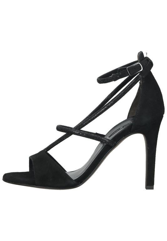 Paul Green Sandalen Leder Schwarz