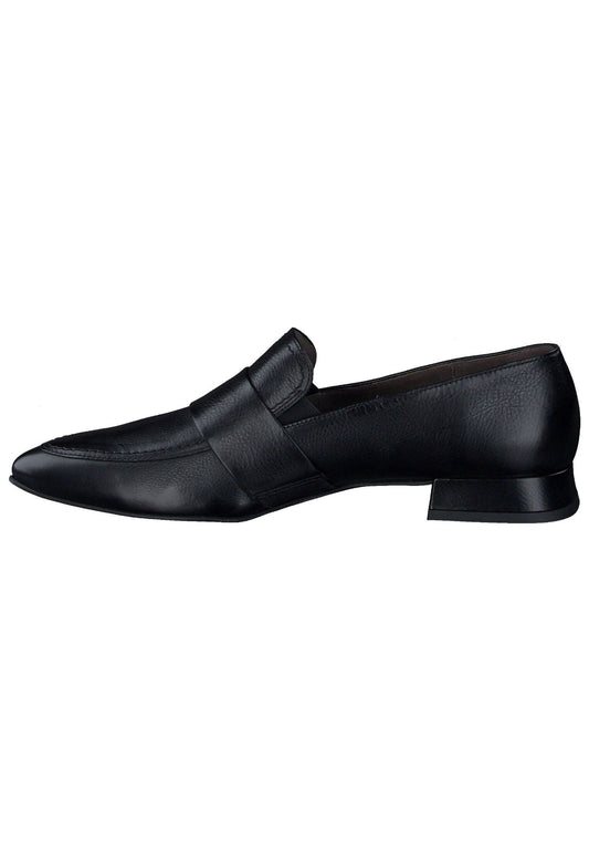 Paul Green Slipper Glattleder Schwarz