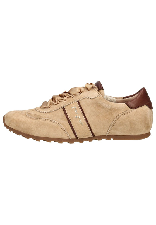 Paul Green Slipper Veloursleder Beige
