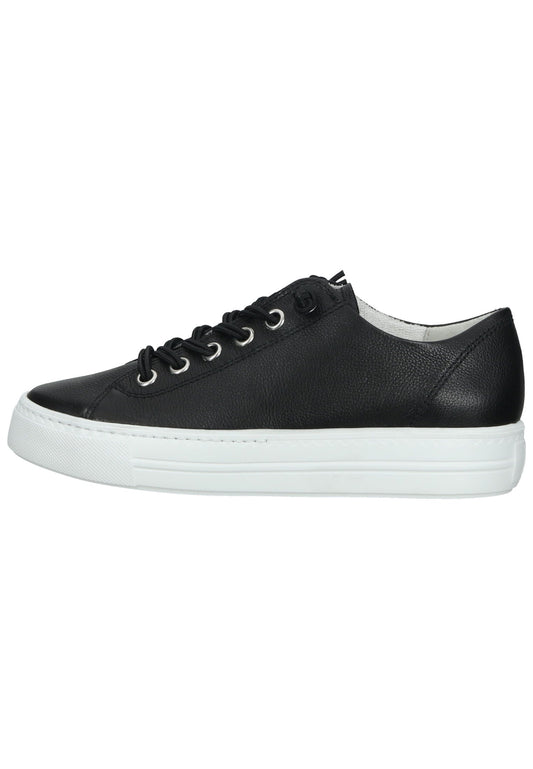 Paul Green Sneaker Leder Schwarz/Weiß