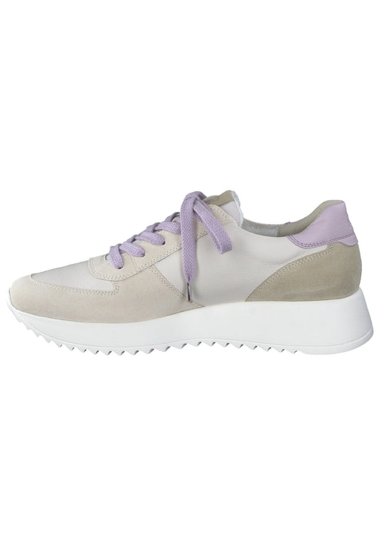 Paul Green Sneaker Veloursleder Grau/Lila