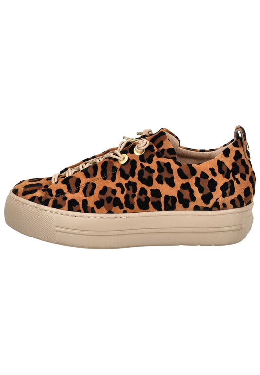 Paul Green Sneaker Veloursleder Leopard