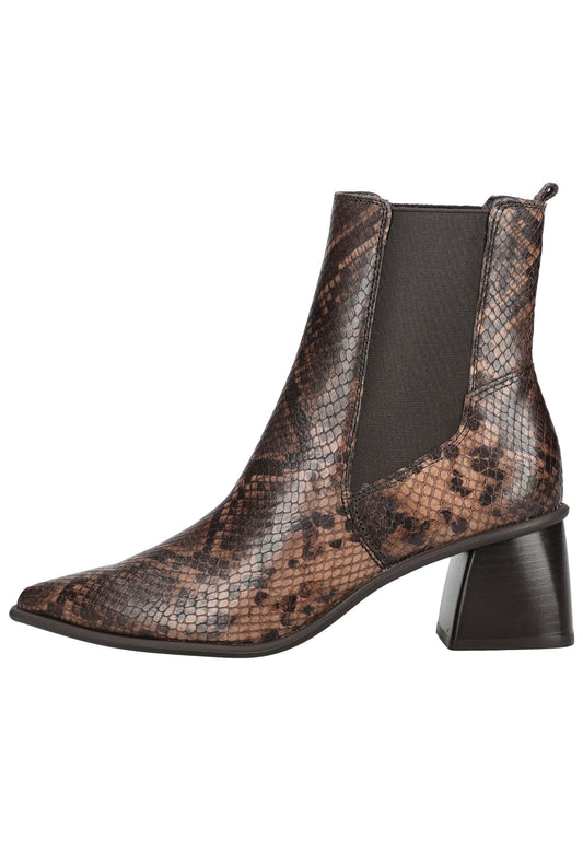 Paul Green Stiefelette Glattleder Braun