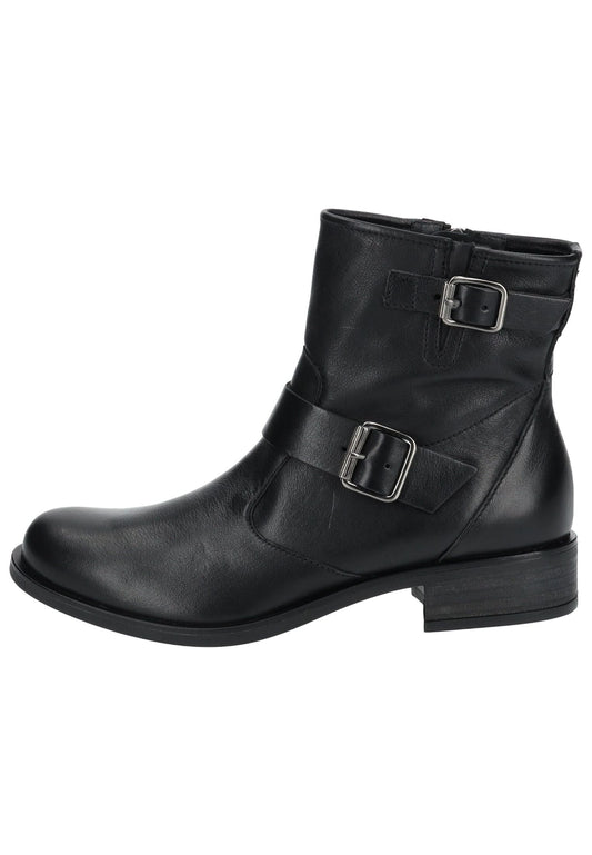 Paul Green Stiefelette Glattleder Schwarz