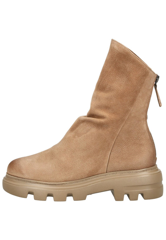 Paul Green Stiefelette Nubukleder Tan