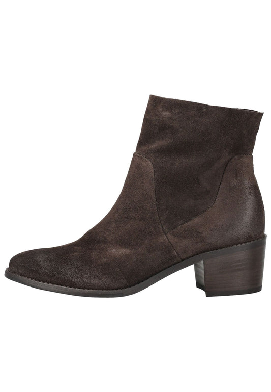 Paul Green Stiefelette Veloursleder Mocca