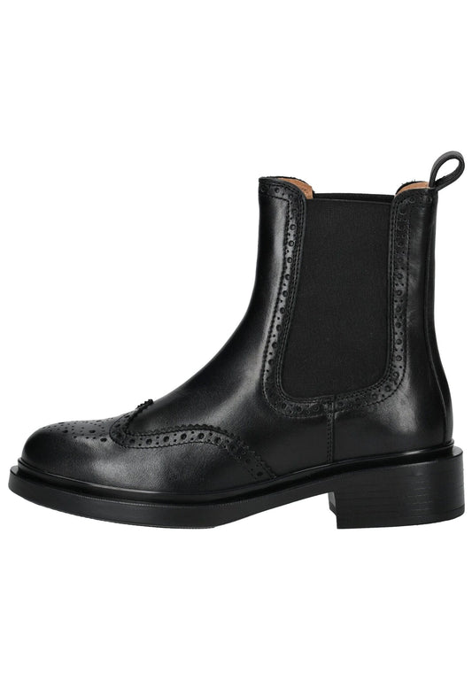 Pavement Stiefelette Leder/Textil Schwarz