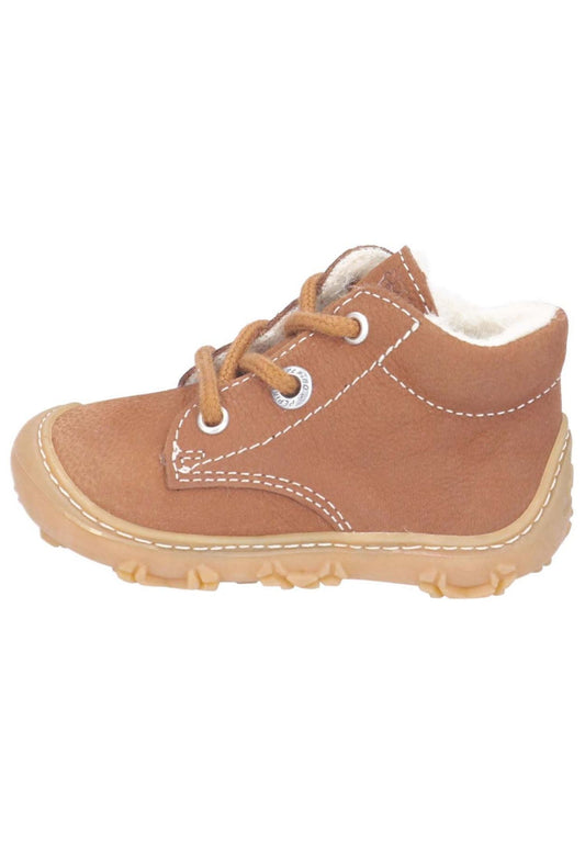 Pepino Halbschuhe Leder Curry Warmfutter