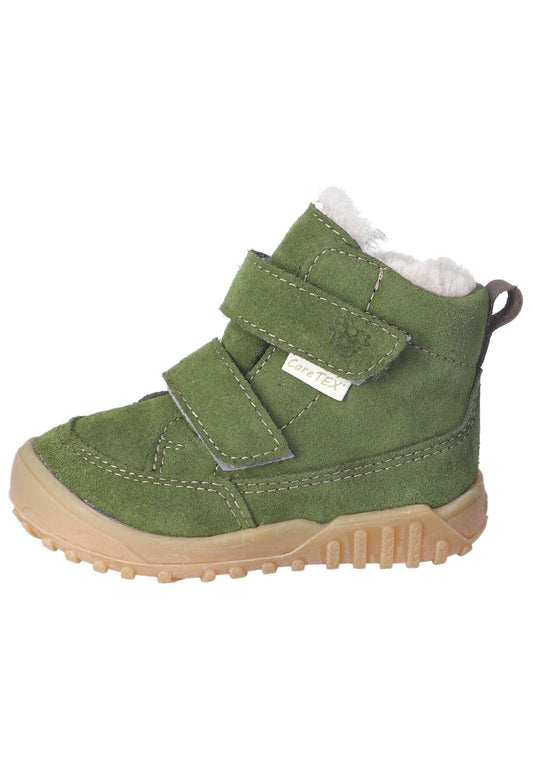 Pepino Stiefelette Leder Grün Warmfutter
