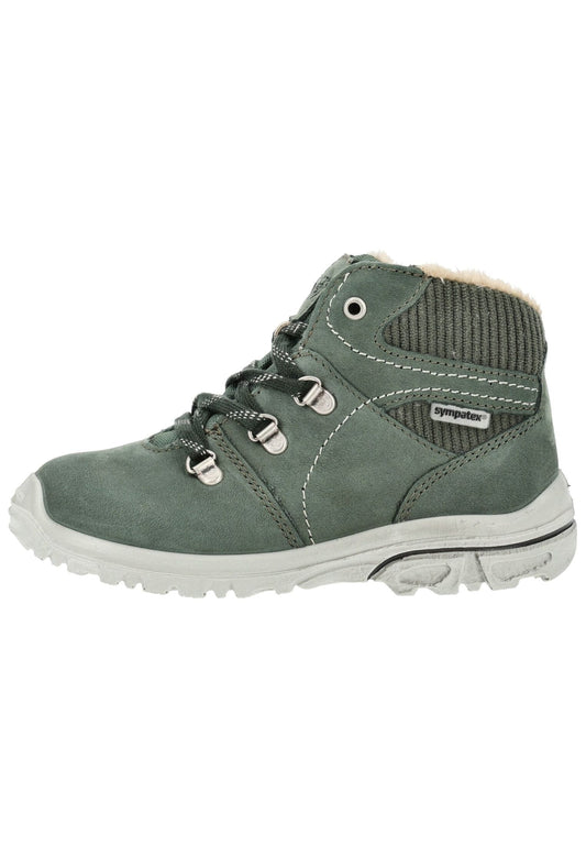 Pepino Stiefelette Leder Sage Warmfutter
