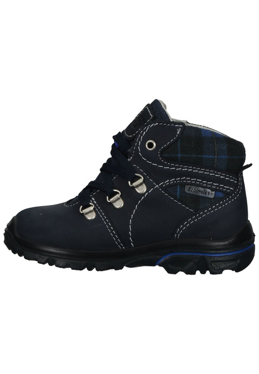 Pepino Stiefelette Leder/Textil Blau