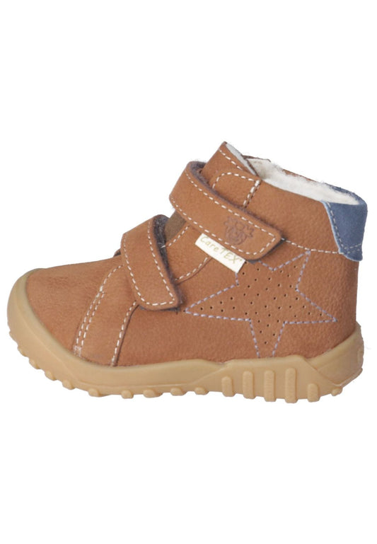 Pepino Stiefelette Leder/Textil Curry Warmfutter