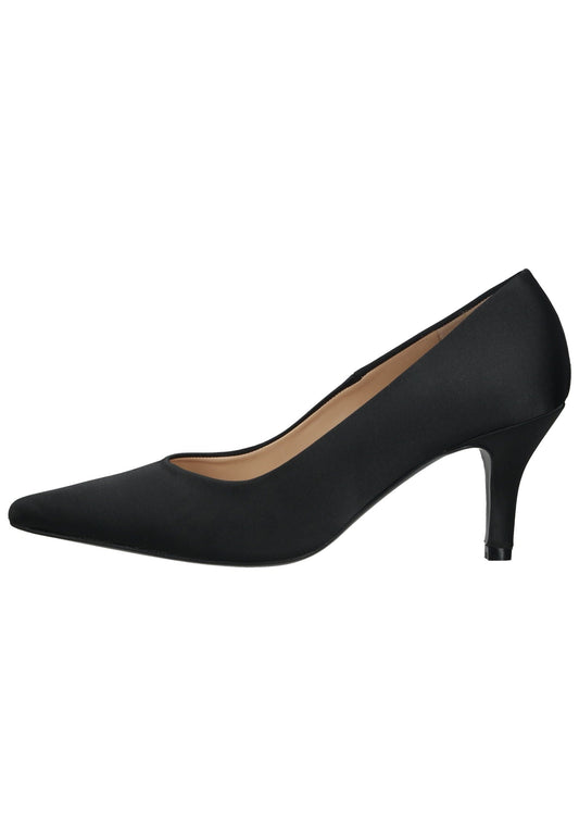 Peter Kaiser Pumps Textil Schwarz