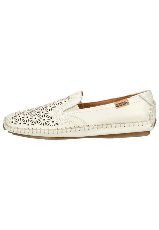 Pikolinos Slipper Leder Weiß