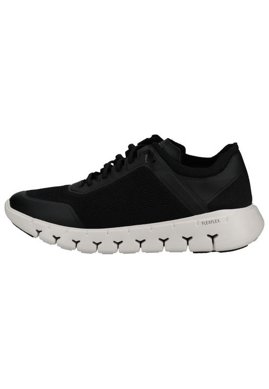 Pius Gabor Sneaker Lederimitat/Textil Schwarz/Weiß