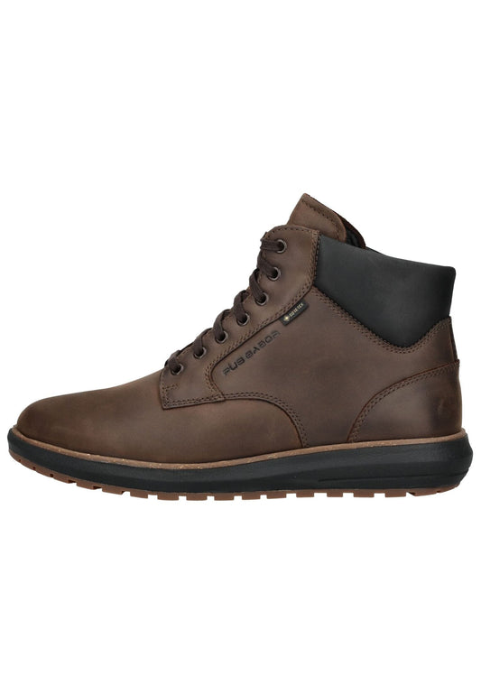 Pius Gabor Stiefelette Fettleder Mocca Warmfutter