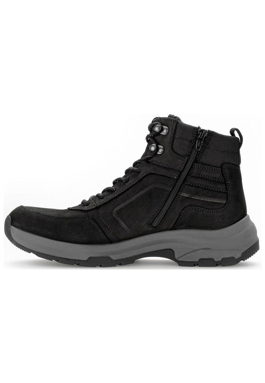 Pius Gabor Wanderschuhe Nubukleder Schwarz