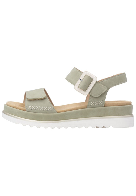 Remonte Sandalen Leder Grün