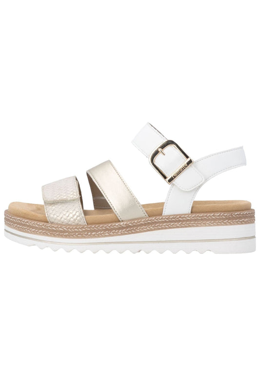 Remonte Sandalen Lederimitat Beige