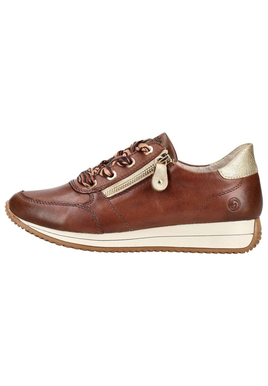 Remonte Sneaker Leder Mittelbraun