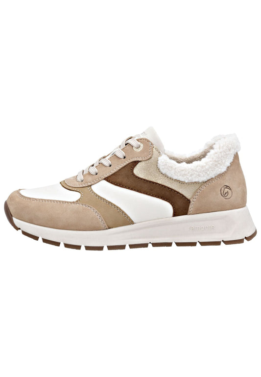 Remonte Sneaker Leder Sand Warmfutter