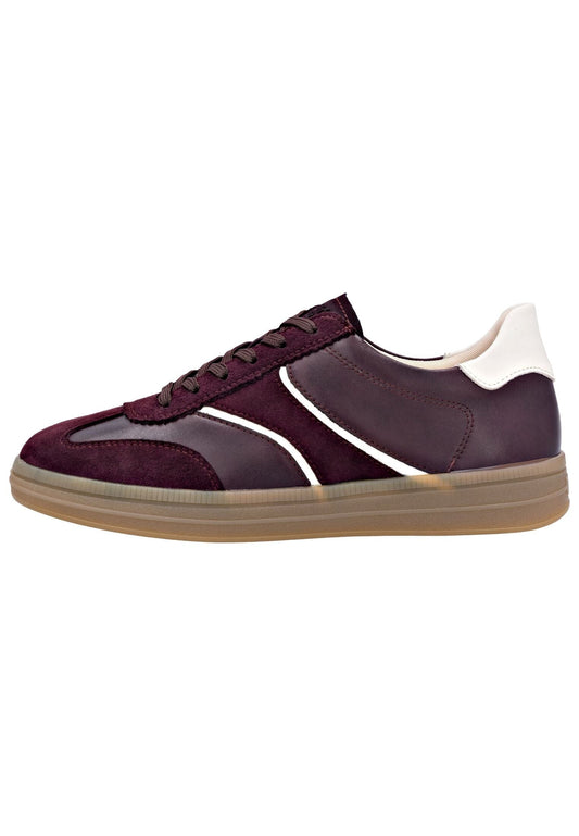 Remonte Sneaker Leder Weinrot