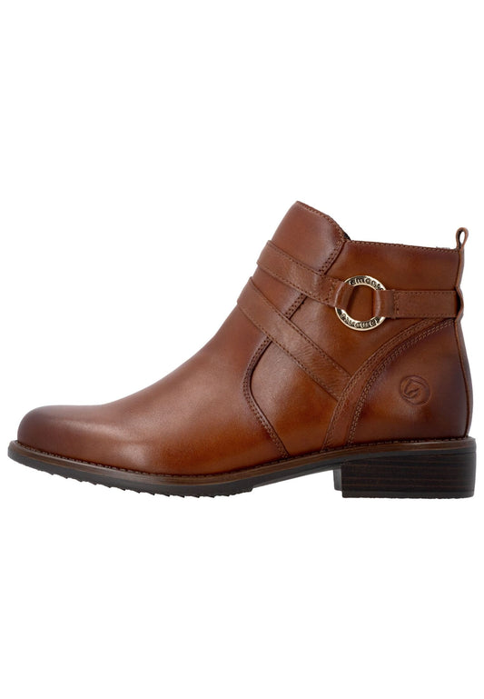 Remonte Stiefelette Leder Cognac
