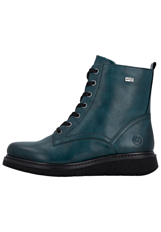 Remonte Stiefelette Leder Petrol Warmfutter
