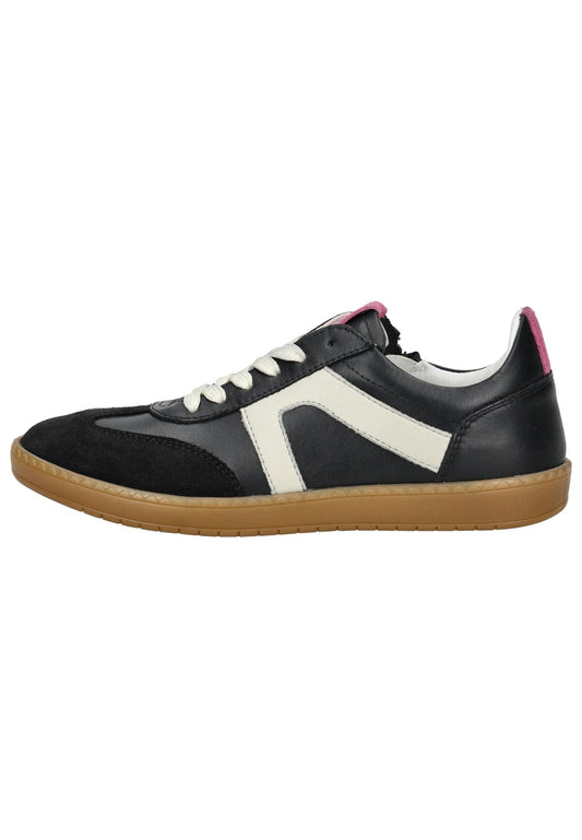Ricosta Sneaker Veloursleder/Textil Schwarz