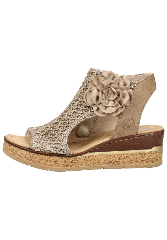 Rieker Sandalen Textil Beige