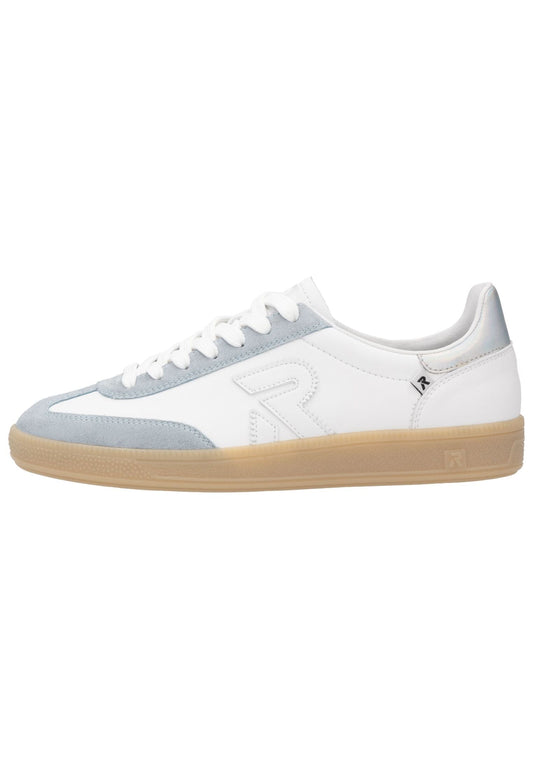Rieker Sneaker Glattleder Blau/Weiß
