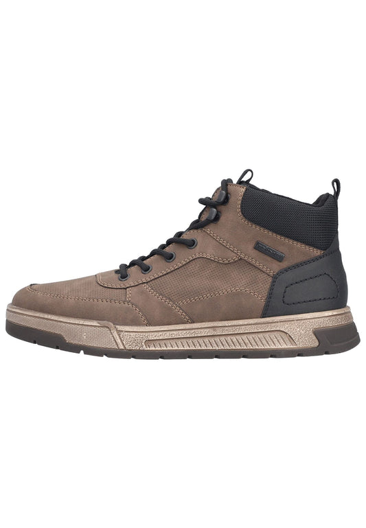 Rieker Sneaker Lederimitat Hellbraun Warmfutter
