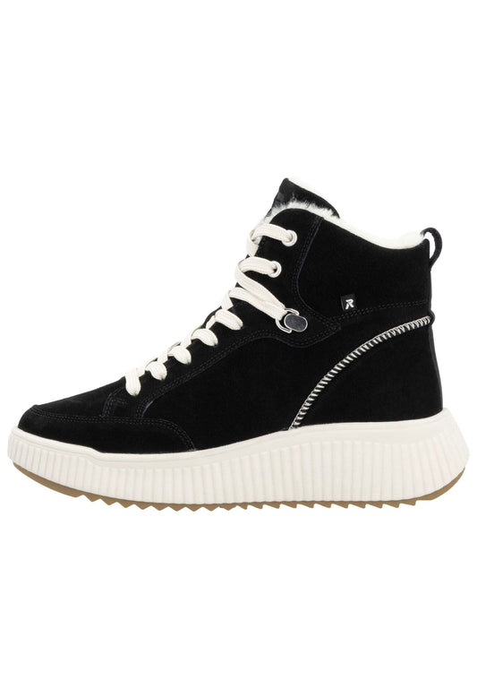 Rieker Stiefelette Leder Schwarz