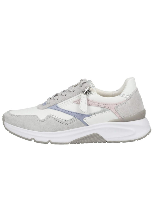rollingsoft Sneaker Leder Weiß/Grau