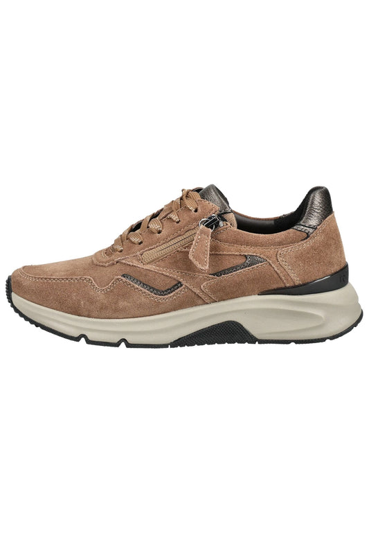 rollingsoft Sneaker Veloursleder Nut