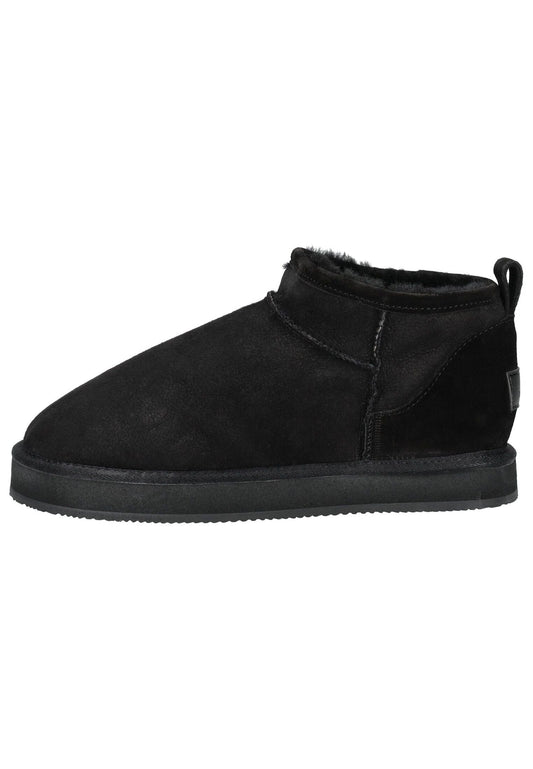 Shepherd Stiefelette Veloursleder Schwarz Warmfutter