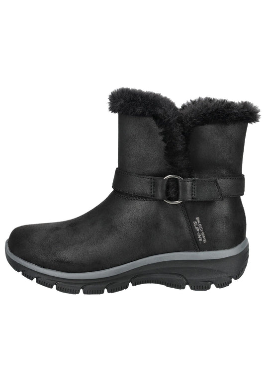 Skechers Stiefelette Textil Schwarz Warmfutter