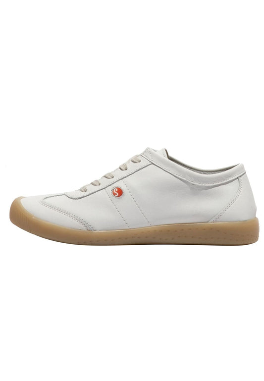 softinos Sneaker Glattleder Weiß/Braun