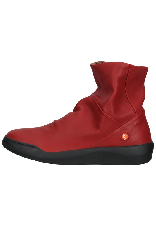 softinos Stiefelette Leder Rot
