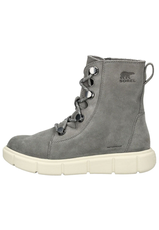 SOREL Stiefelette Veloursleder Grau Warmfutter
