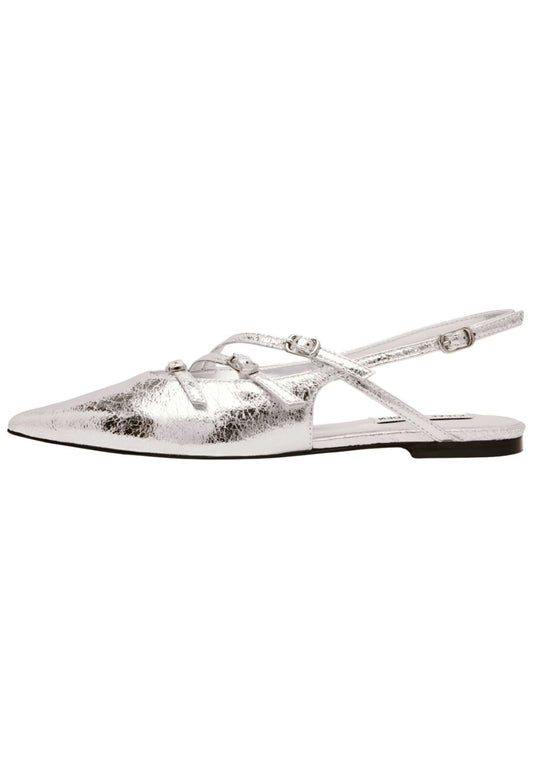 Steve Madden Ballerinas Textil Silber