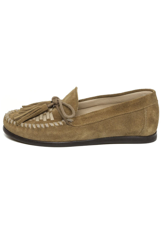 Steve Madden Halbschuhe Leder Taupe