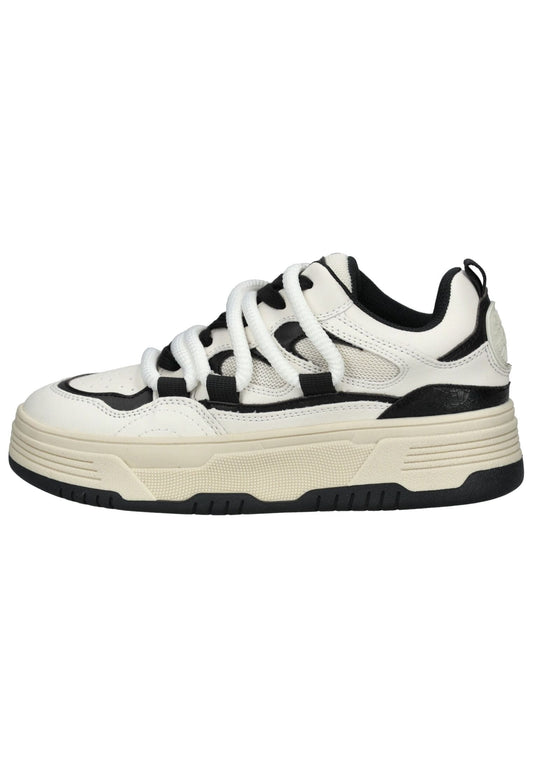 Steve Madden Sneaker Leder/Textil Schwarz Kombi