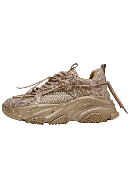 Steve Madden Sneaker Lederimitat/Textil Gold/Rosa