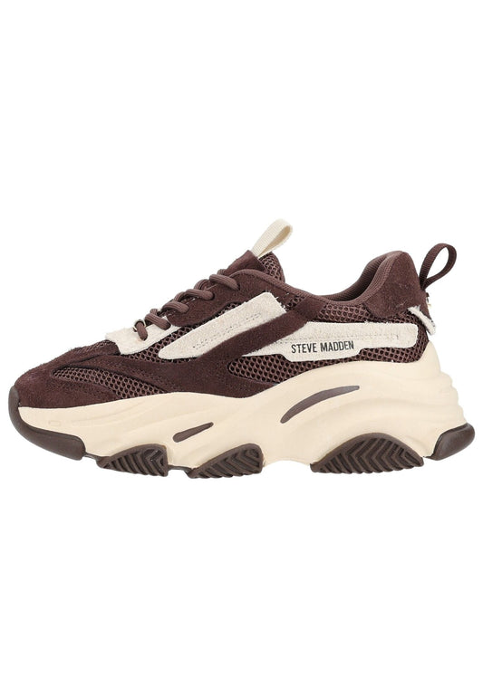 Steve Madden Sneaker Veloursleder/Textil Braun/Weiß