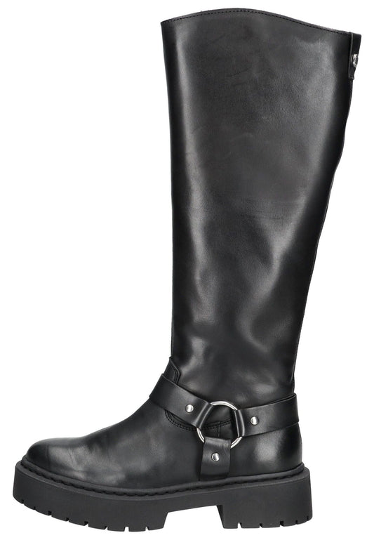 Steve Madden Stiefel Leder Schwarz